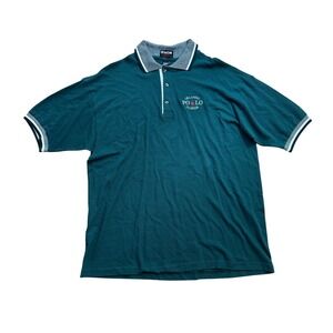 Vintage 90's UltraClub Orlando Polo Florida Golf Shirt Men XL Green Short Sleeve